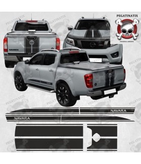 Nissan Navara side Graphics STICKERS (Compatible Product)