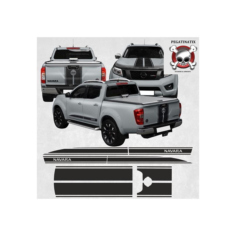 Nissan Navara side Graphics AUFKLEBER (Kompatibles Produkt)