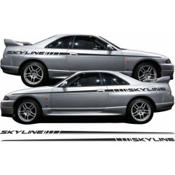 Nissan Skyline R33 side Graphics STICKER (Compatible Product)
