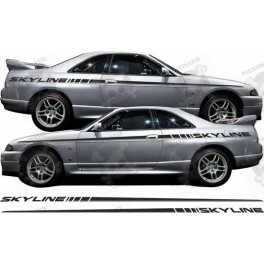 Nissan Skyline R33 side Graphics STICKERS (Compatible Product)