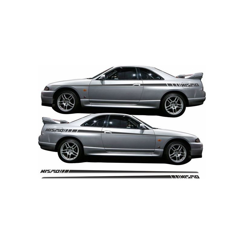 Nissan Skyline R33 side Graphics ADESIVI (Prodotto compatibile)