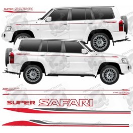 Nissan Super Safari Patrol 2006 - 2009 Graphics STICKERS (Compatible Product)