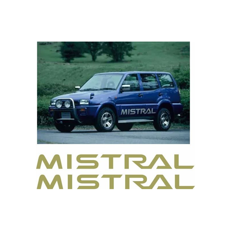 Nissan Mistral side Graphics AUFKLEBER (Kompatibles Produkt)