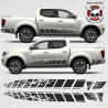 Nissan Navara N-Guard 2016 side Graphics ADESIVI (Prodotto compatibile)