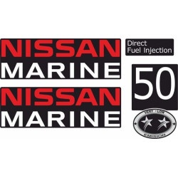 Nissan Marine 50HP Star Boat AUFKLEBER  (Kompatibles Produkt)