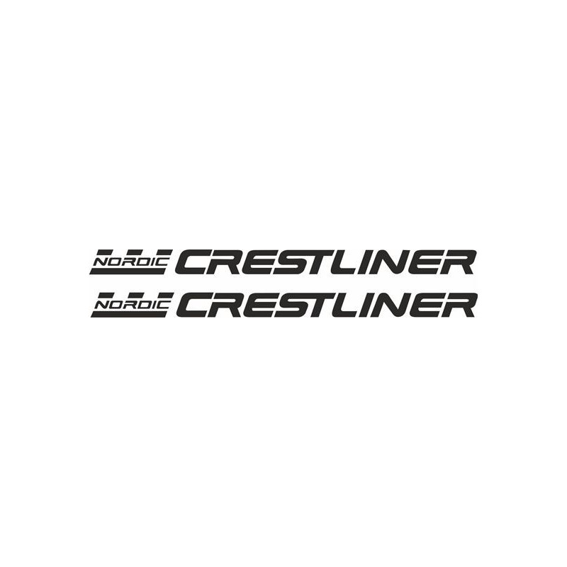 Nordic Crestliner Star Boat AUTOCOLLANT  (Produit compatible)