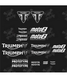 Triumph 765 Triple Moto2 Moto GP AUFKLEBER (Kompatibles Produkt)