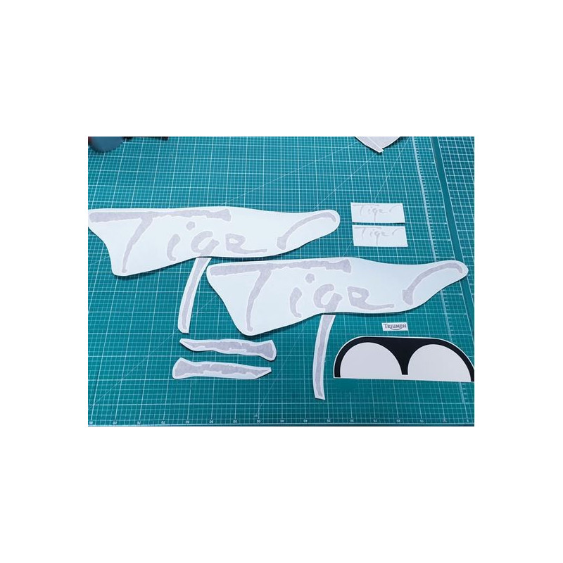 TRIUMPH TIGER 900 YEAR 1993-1998 AUTOCOLLANT (Produit compatible)