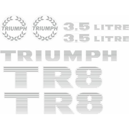 Tr Sticker Cars Triumph TR8 Stickers decals
