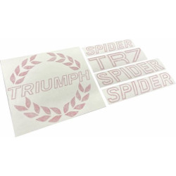 Triumph TR7 REFLECTIVE decals (Compatible Product)