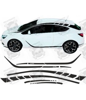 Vauxhall Astra J-GTC Stickers (Compatible Product)