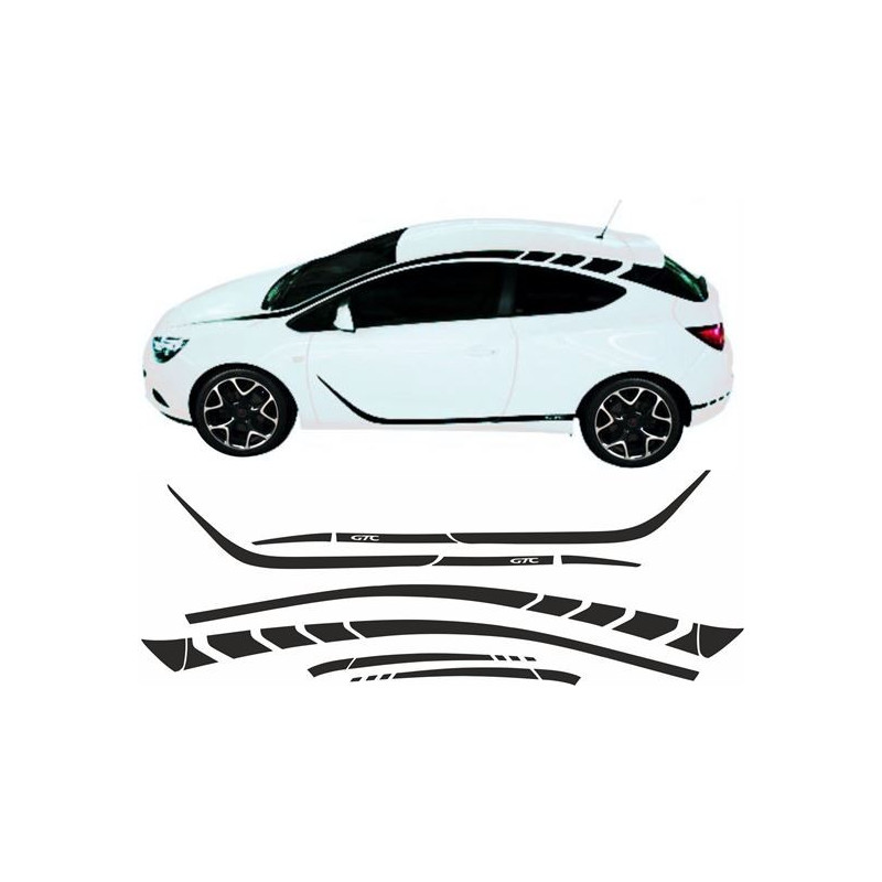 Vauxhall Astra J-GTC Autocollant (Produit compatible)