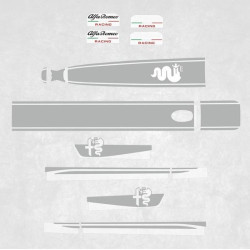 ALFA ROMEO GIULA DECALS (Compatible Product)