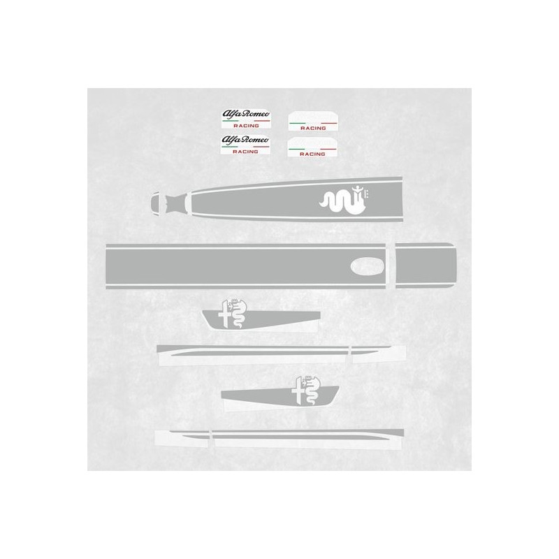 LOGO ALFA ROMEO GIULA AUTOCOLLANT (Produit compatible)