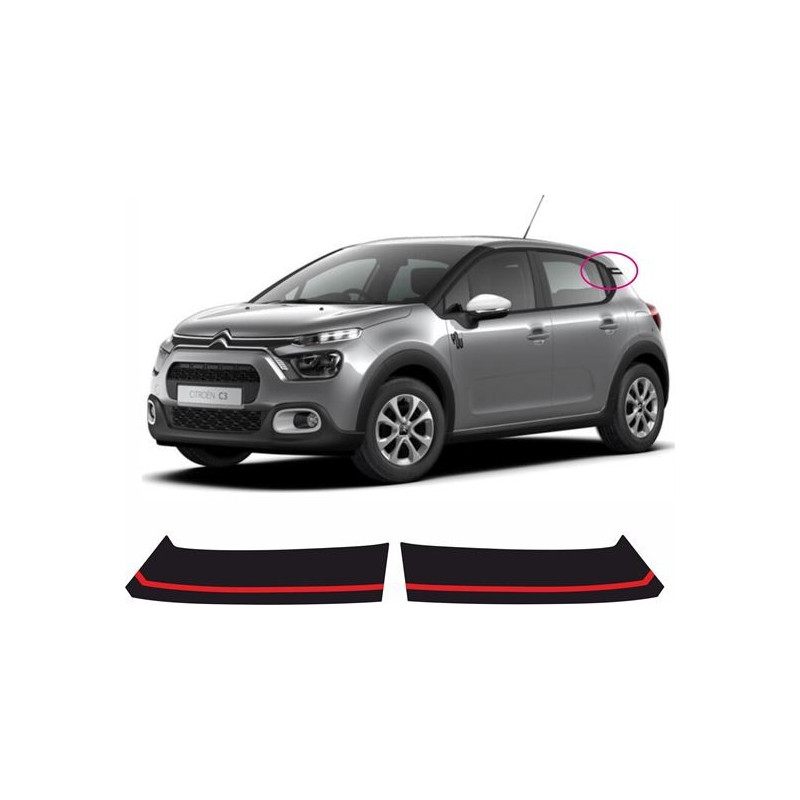 Citroen C3 Stripes decals (Compatible Product)