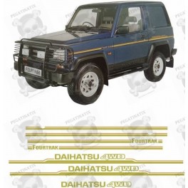 Daihatsu Fourtrak side Stripes STICKERS (Compatible Product)