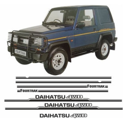 Daihatsu Fourtrak side Stripes ADHESIVO (Producto compatible)