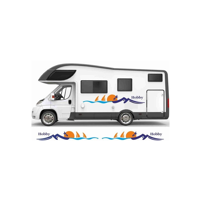 Caravan Hobby side panel Stickers (Compatible Product)