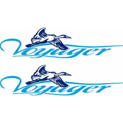 caravane voyager side panel AUTOCOLLANT (Produit compatible)