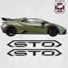 lamborghini Huracan side stripes AUTOCOLLANT (Produit compatible)