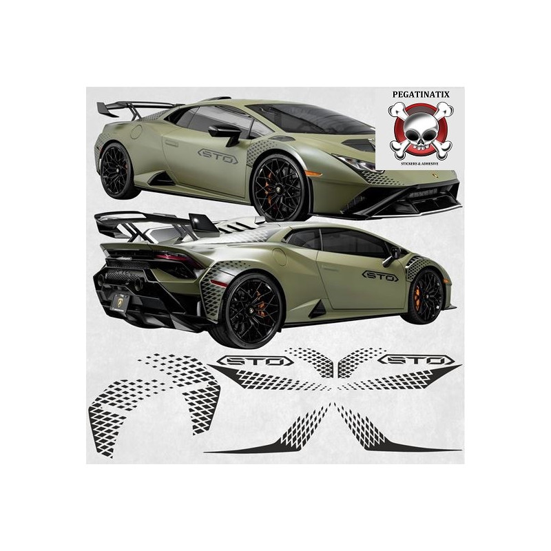 lamborghini Huracan side stripes ADHESIVO (Producto compatible)