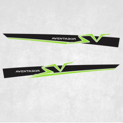 Aventador Super Veloce side stripes STICKER (Compatible Product)