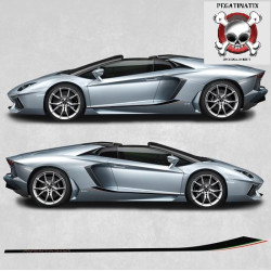 Aventador side stripes ADESIVI (Prodotto compatibile)