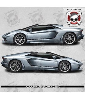 Aventador side stripes STICKERS (Compatible Product)