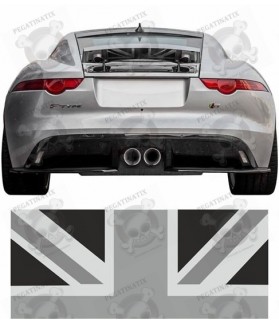 Jaguar F-Type Union Jack Spoiler AUTOCOLLANT (Produit compatible)