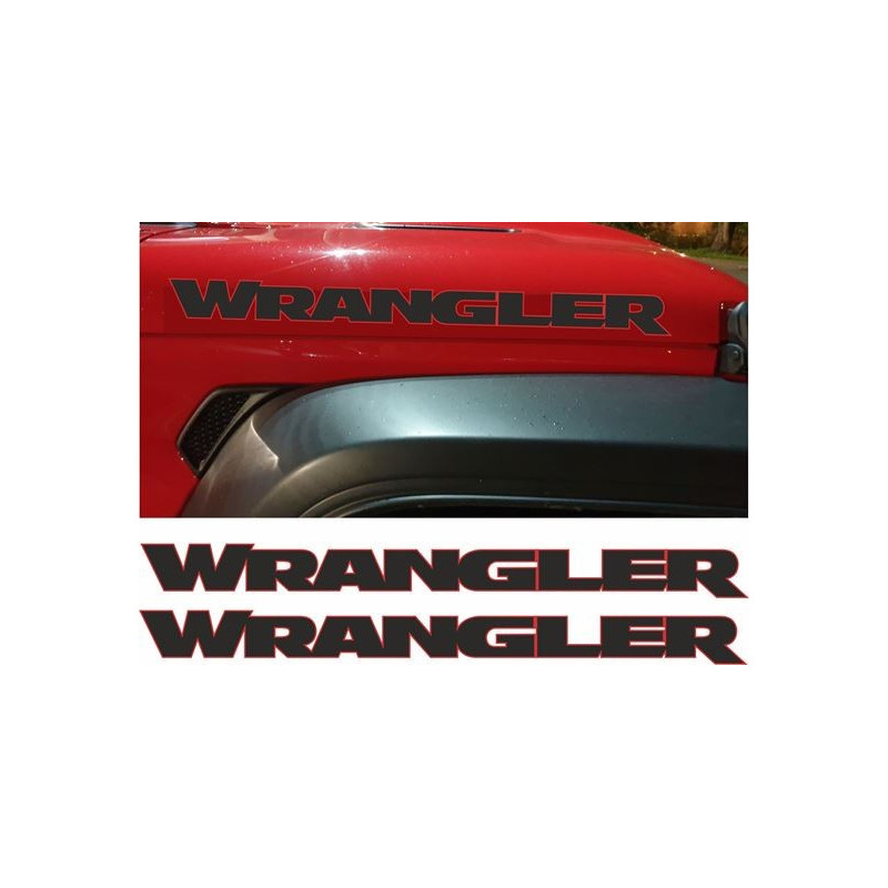 JEEP Wrangler DECALS X2 (Compatible Product)