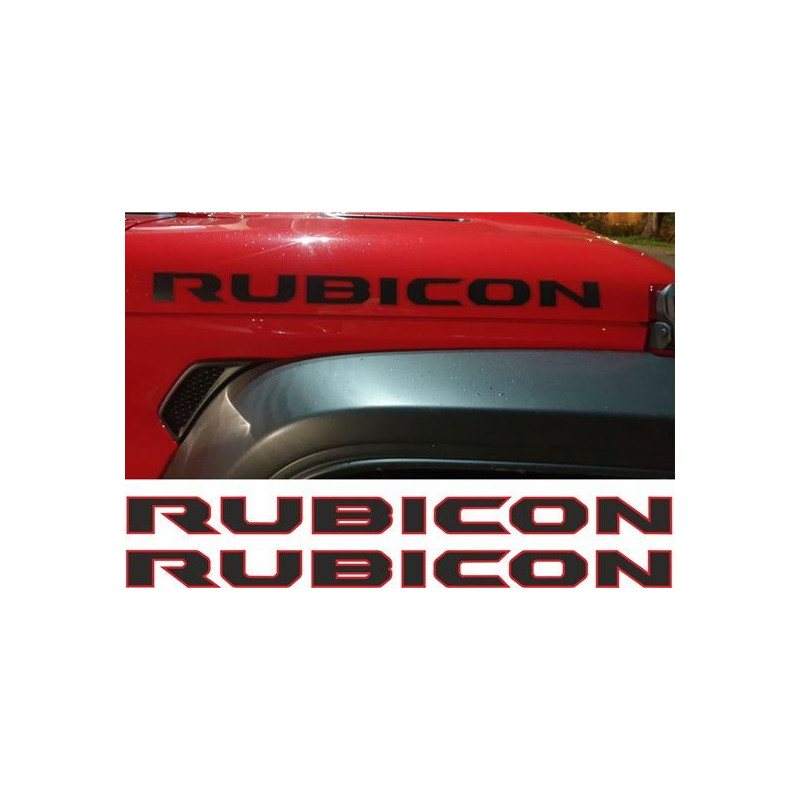 JEEP Wrangler rubicon ADHESIVOS X2 (Producto compatible)