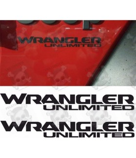 JEEP Wrangler Unlimited AUTOCOLLANT X2 (Produit compatible)