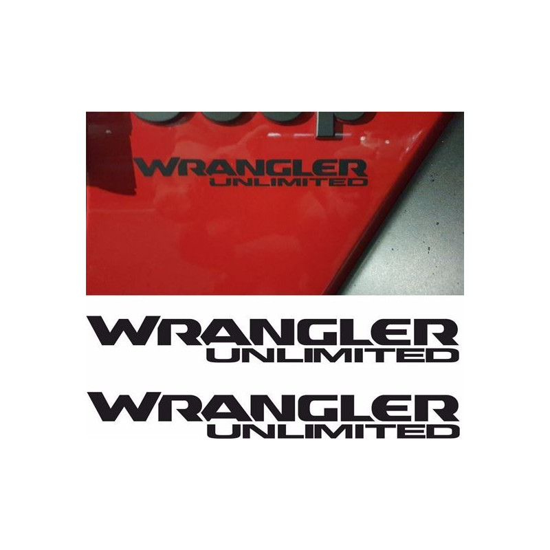 JEEP Wrangler rubicon ADESIVOS X2 (Produto compatível)