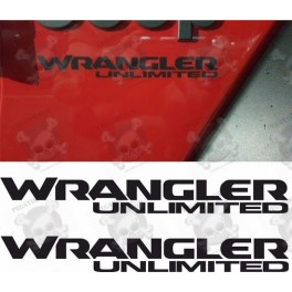 JEEP Wrangler Unlimited DECALS X2 (Compatible Product)