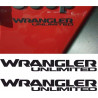 JEEP Wrangler rubicon ADESIVOS X2 (Produto compatível)