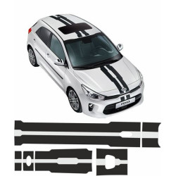 Kia Rio 2017 - 2020 Stripes ADESIVI (Prodotto compatibile)