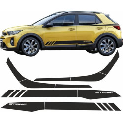 Kia Stonic 2018 Stripes STICKER (Compatible Product)