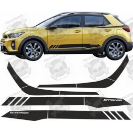 Kia Stonic 2018 Stripes STICKERS (Compatible Product)