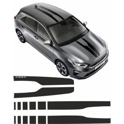 Kia Cee'd / Xceed Phev 2018 Stripes AUFKLEBER (Kompatibles Produkt)