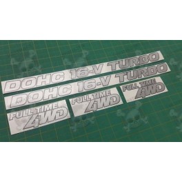 Mazda 323 GTX STICKERS (Compatible Product)