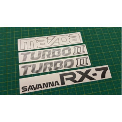 Mazda RX-7 ADESIVI (Prodotto compatibile)
