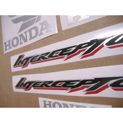 HONDA VFR 800 Vtec Interceptor 2007 adesivi (Prodotto compatibile)