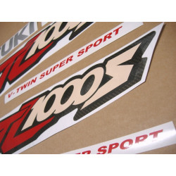 ADESIVI Suzuki TL 1000S YEAR 1998 black (Prodotto compatibile)