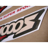 Adhesivo Suzuki TL 1000S YEAR 1998 black (Producto compatible)