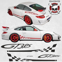 PORSCHE 997 GT3 RS side Stripes ADESIVI (Prodotto compatibile)