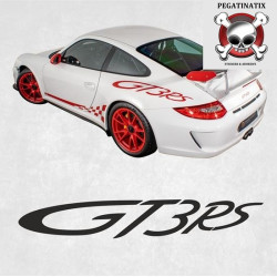 PORSCHE 997 GT3 RS side Stripes AUTOCOLLANT (Produit compatible)