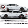 PORSCHE 997 4S side Stripes DECALS (Compatible Product)