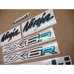 ADHESIVO KIT KAWASAKI ZX-6R 2010-2014 BLACK/CHAMELEON (Producto compatible)