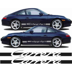 PORSCHE 997 carrera side Stripes ADESIVI (Prodotto compatibile)