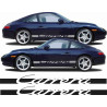 PORSCHE 997 carrera side Stripes ADESIVOS (Produto compatível)